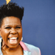 Leslie Jones arrives at the Emmys in 2018.